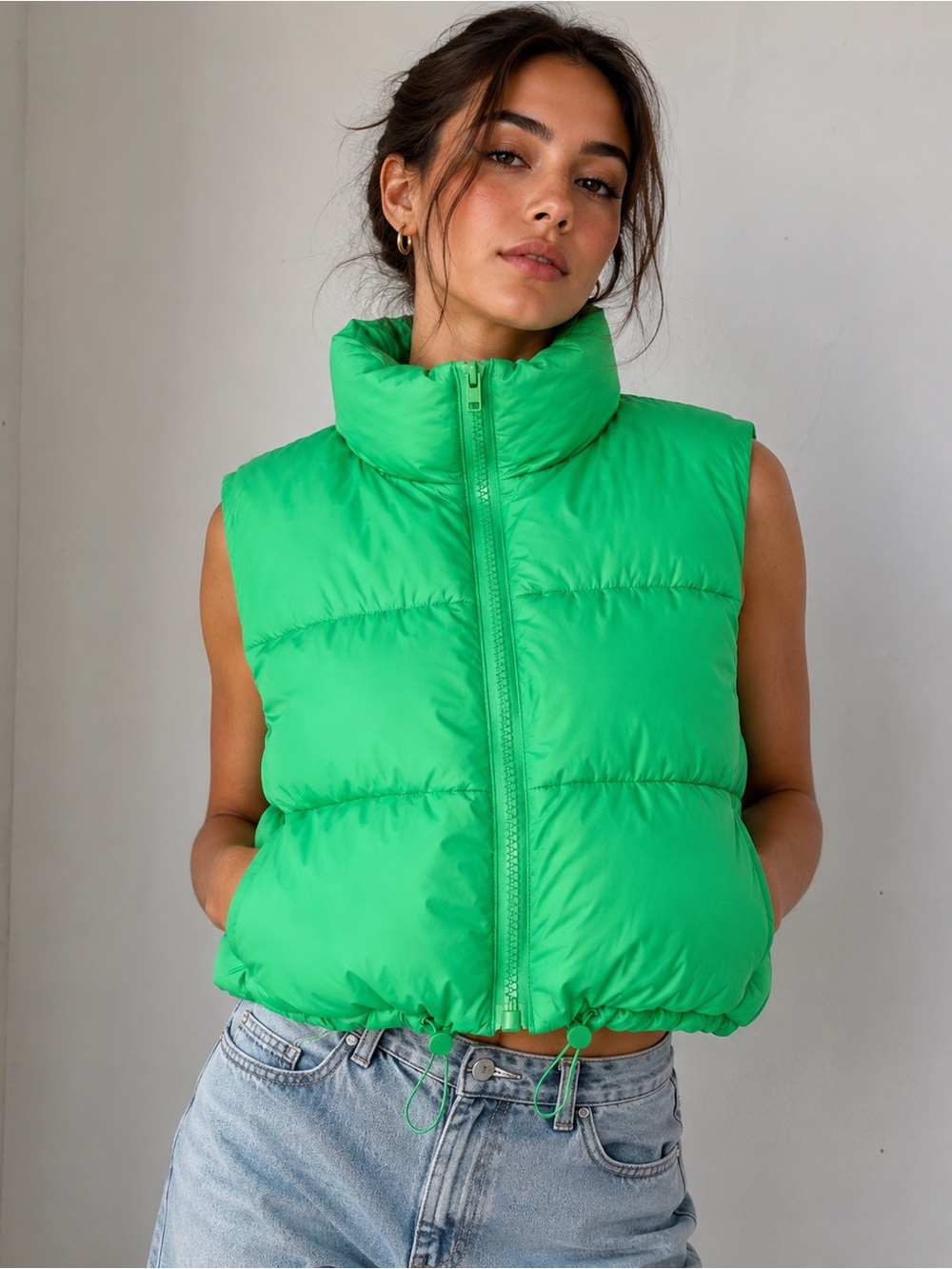 Amazon Bright Green Puffer Vest